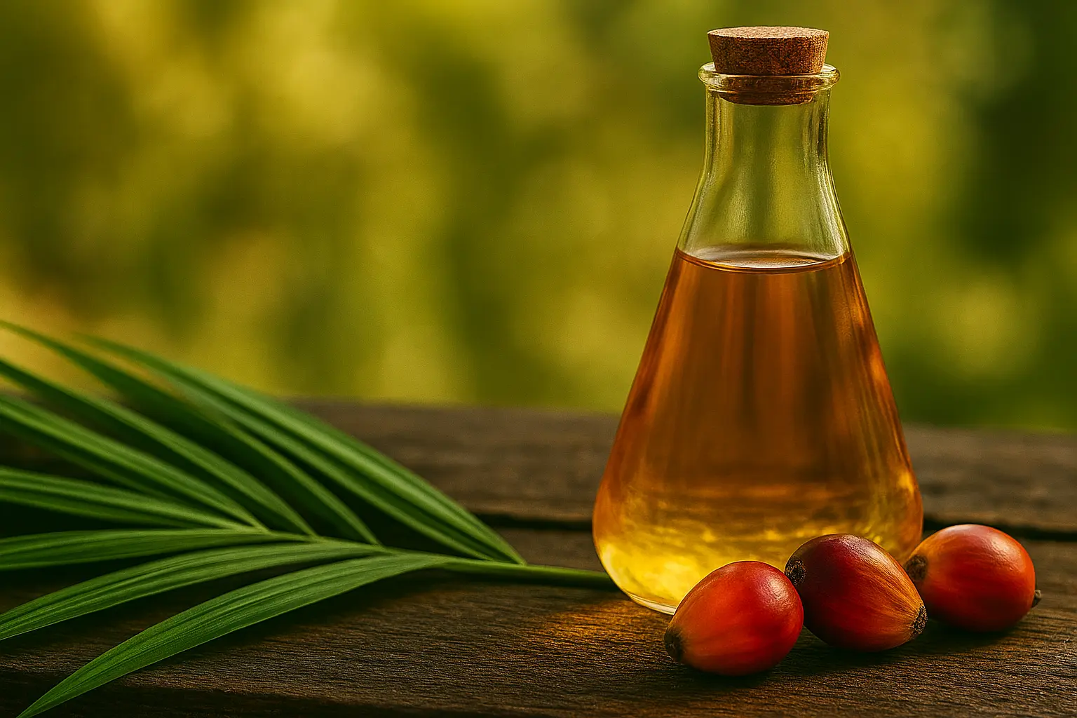 Oleochemical products derived from palm and other natural oils